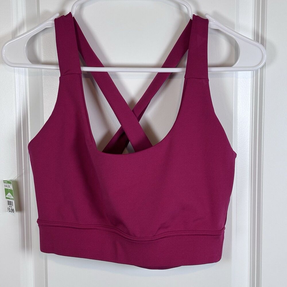 BSP Active Women's Bra Fucsia Racerback Sports Bra Size XL Actiwear Sport Yoga